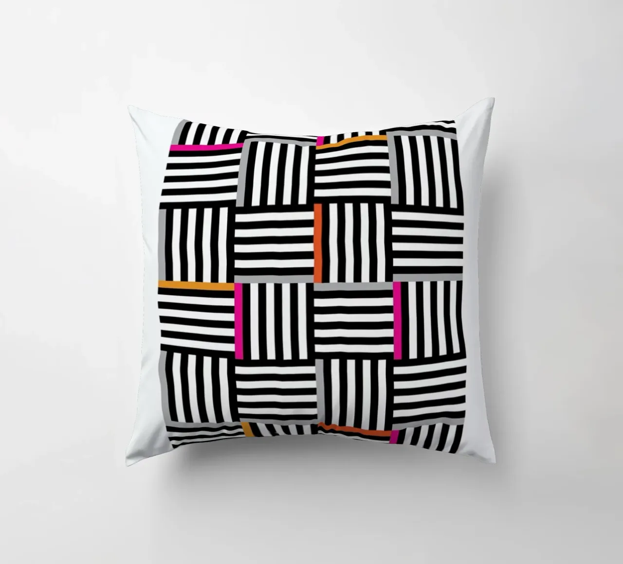 Zebra Squared cuscino da Visual Philosophy