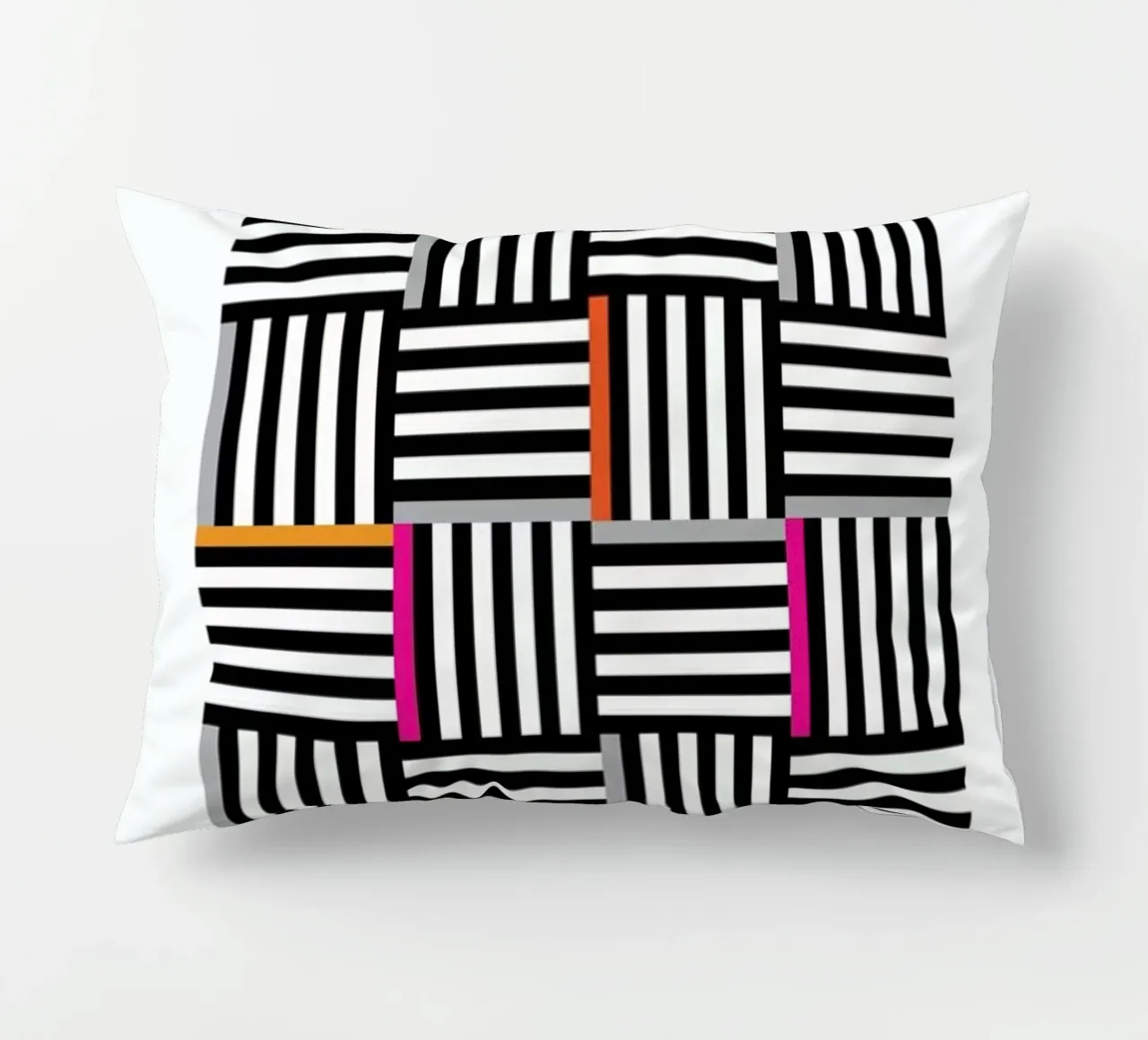 Zebra Squared cuscino da Visual Philosophy