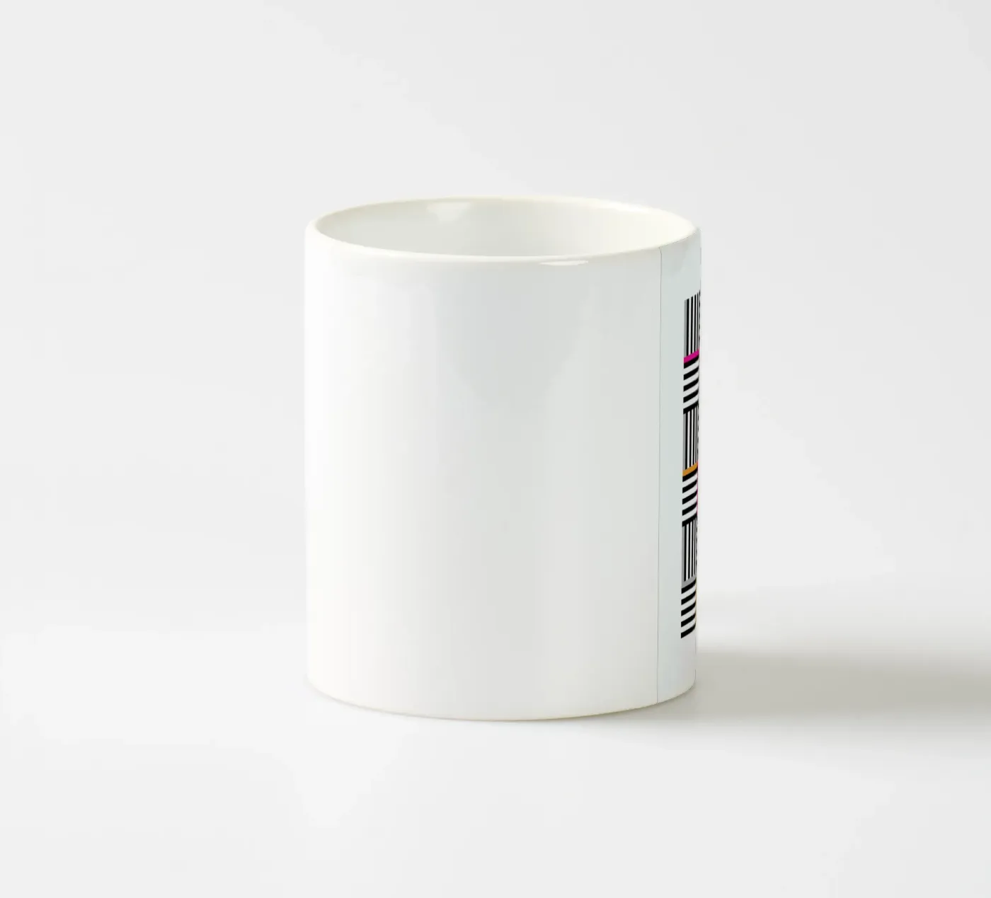 Zebra Squared ceramic mug by Visual Philosophy