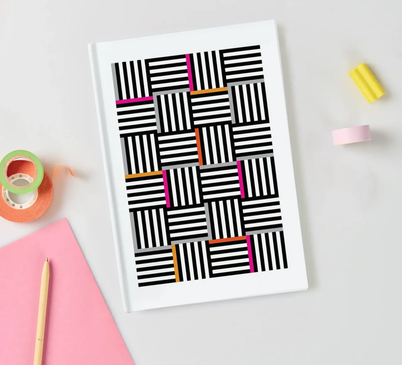 Zebra Squared Notizbuch von Visual Philosophy