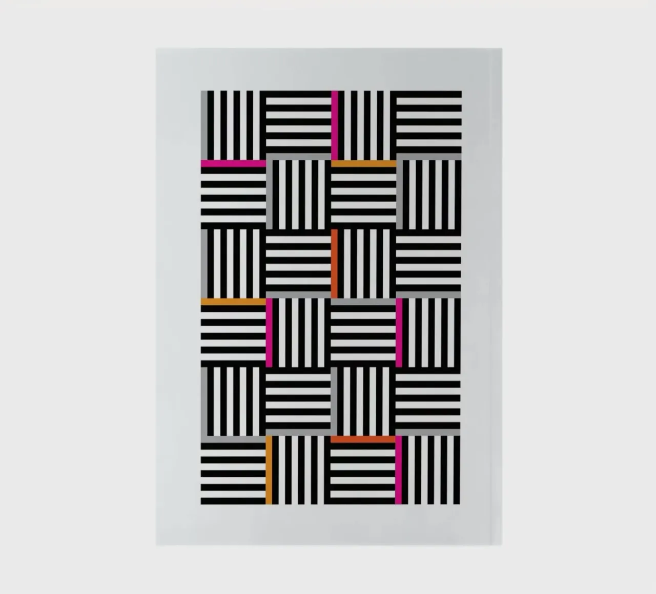 Zebra Squared Notizbuch von Visual Philosophy