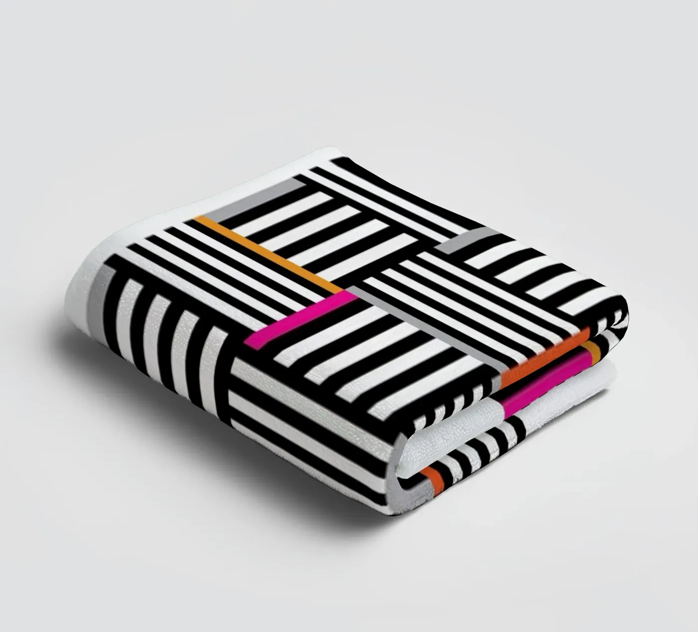 Zebra Squared serviette de bain de Visual Philosophy