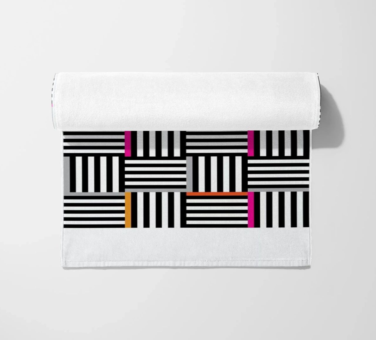 Zebra Squared toalla de playa de Visual Philosophy