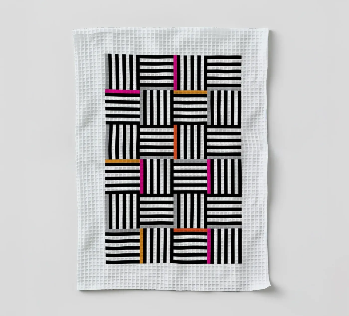 Zebra Squared Geschirrtuch von Visual Philosophy