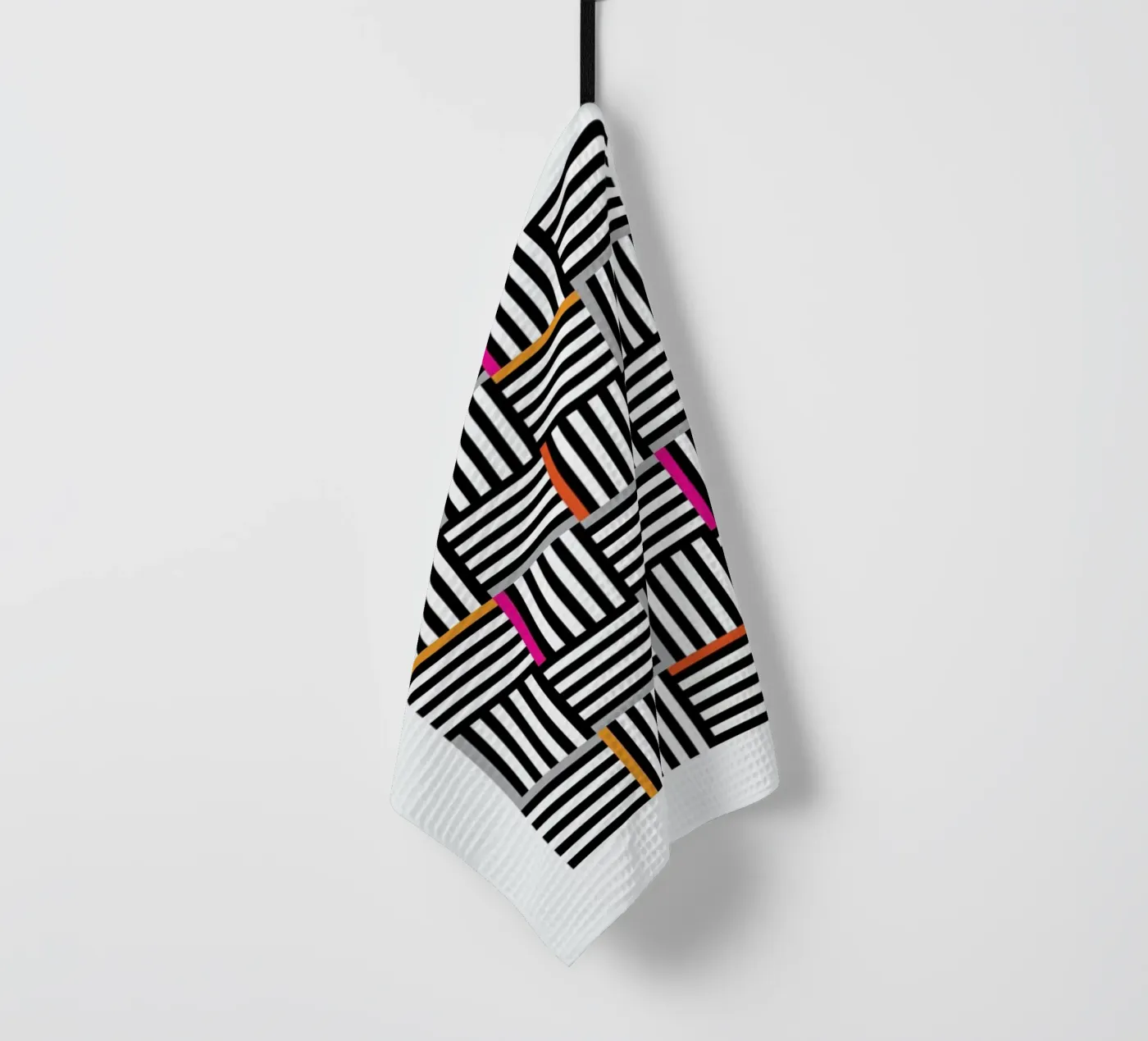 Zebra Squared Geschirrtuch von Visual Philosophy