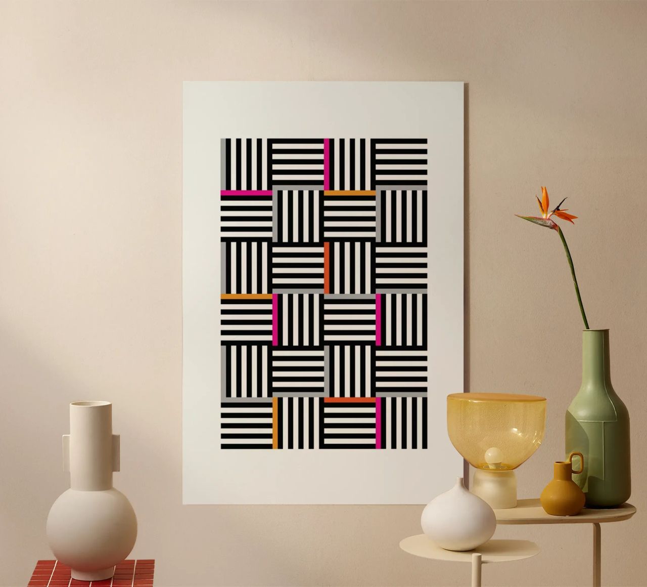 Zebra Squared metacrilato de Visual Philosophy