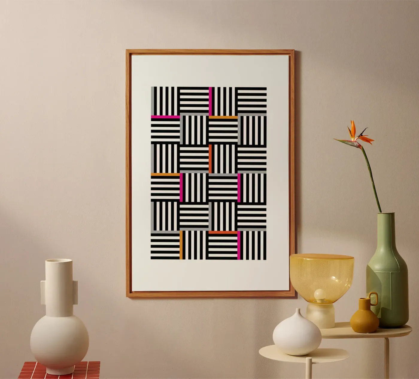 Zebra Squared forex-plaat van Visual Philosophy