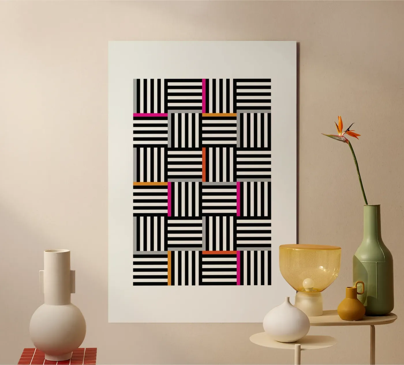 Zebra Squared forex plate by Visual Philosophy