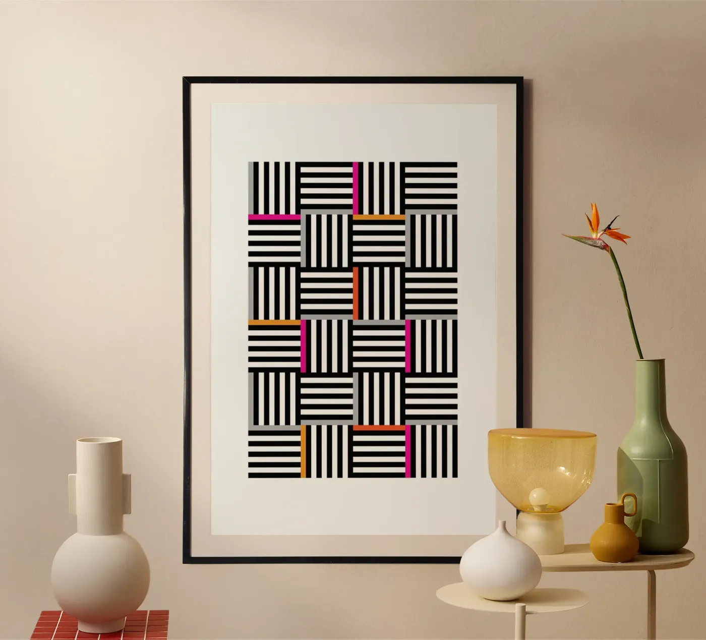 Zebra Squared poster da Visual Philosophy