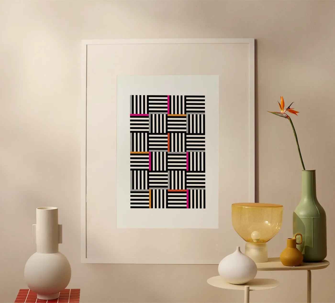 Zebra Squared poster da Visual Philosophy