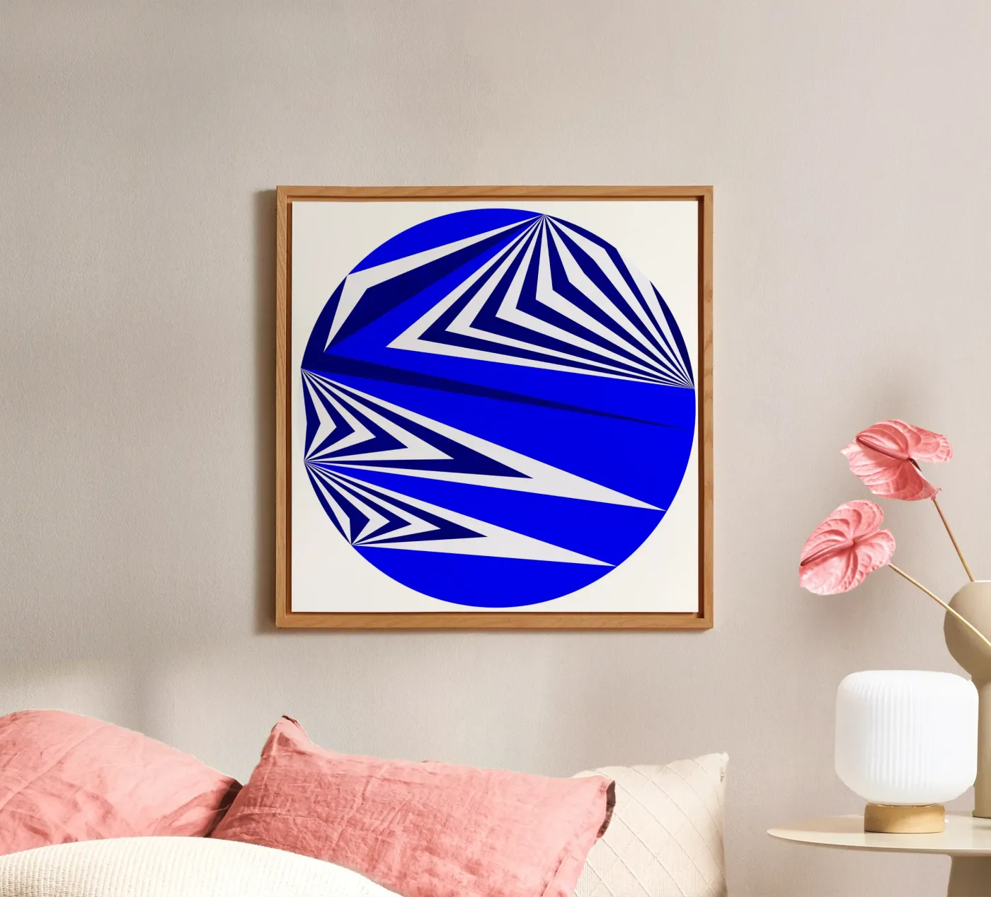 Abstract Blue pannello forex da Lines Inside