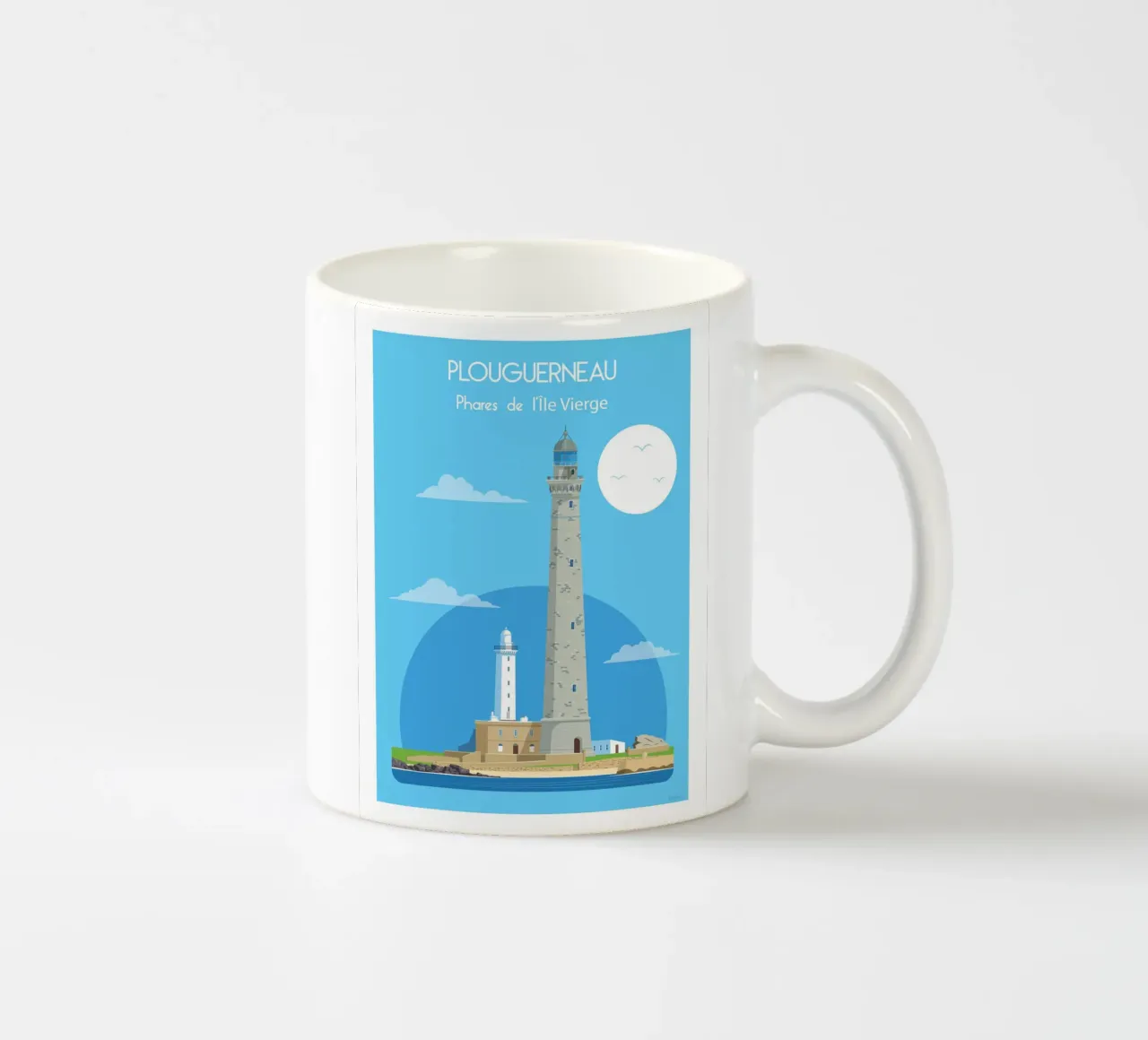 Faro dell'Île Vierge tazza in ceramica da Raphaël Delerue