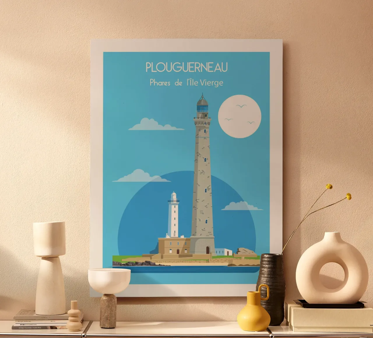 Faro dell'Île Vierge alluminio dibond da Raphaël Delerue