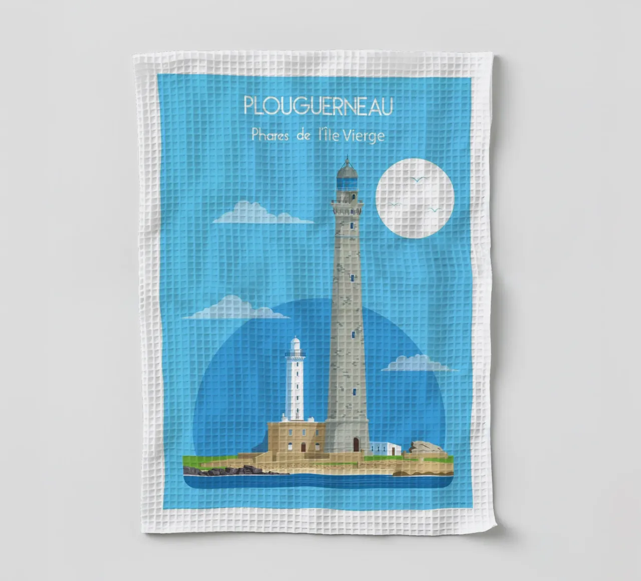 Faro dell'Île Vierge canovaccio da cucina da Raphaël Delerue