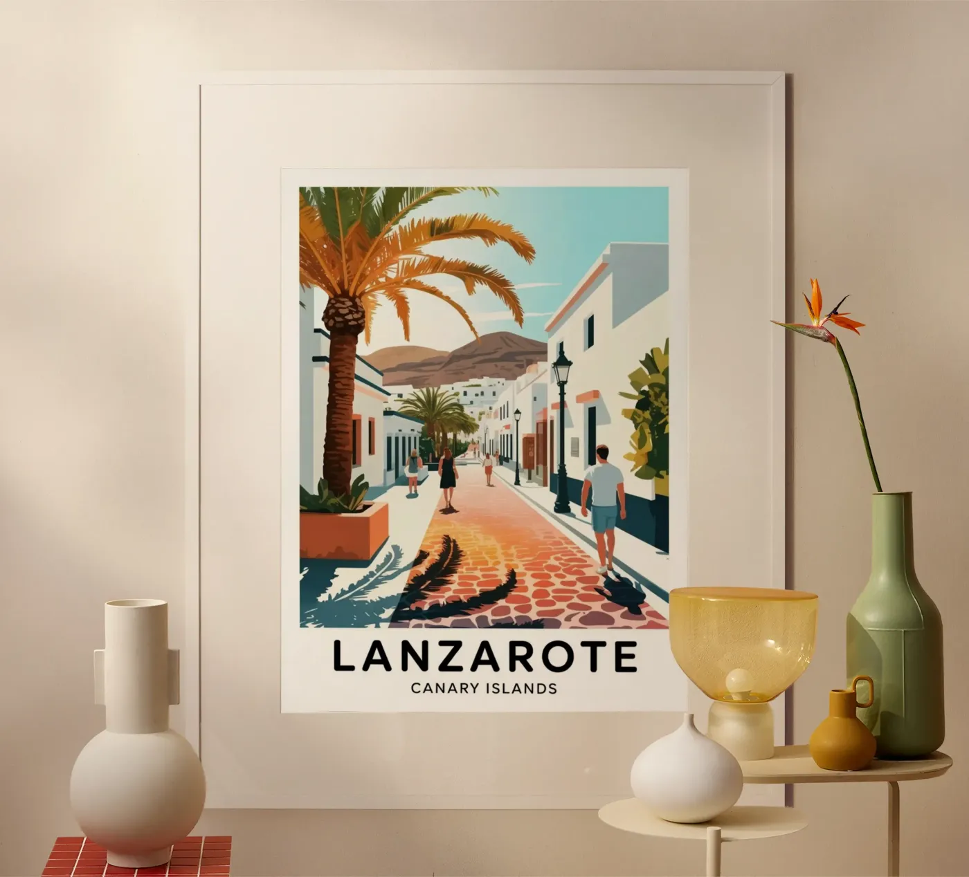 Lanzarote, poster by Estern Studio