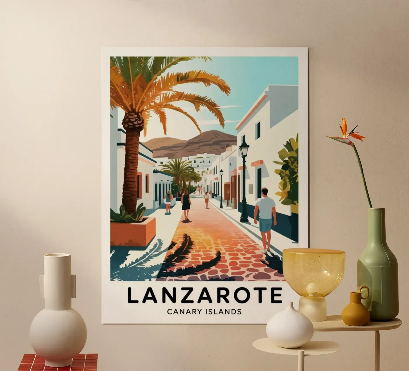 Lanzarote, poster by Estern Studio