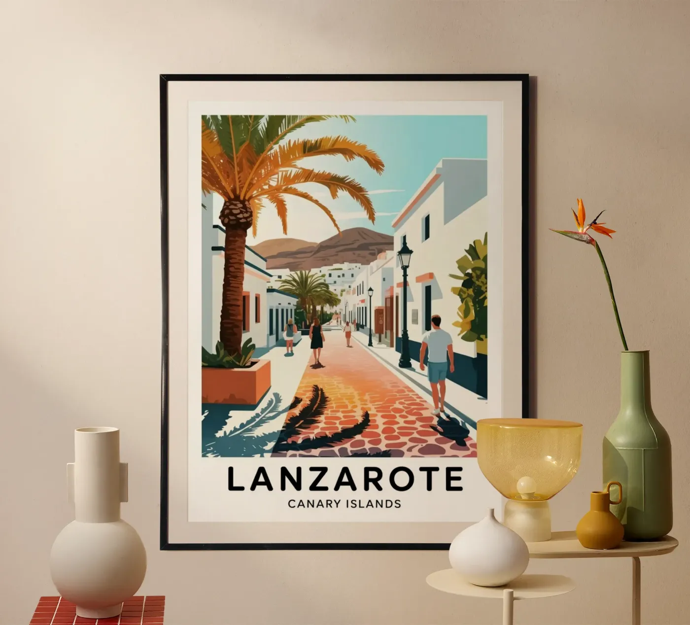 Lanzarote, poster by Estern Studio