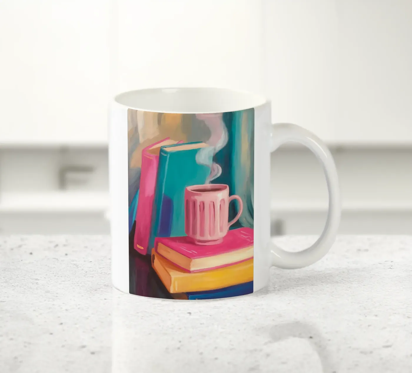 coffee ceramic mug by Esterr Studio