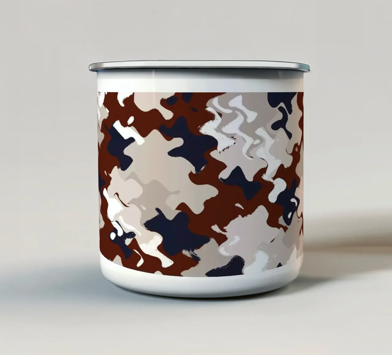 Pattern No 184 taza de esmalte de treechild