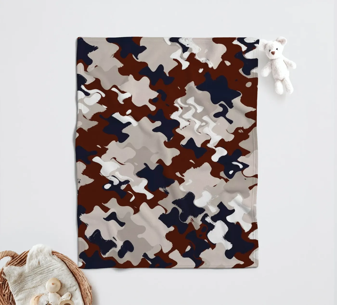 Pattern No 184 Fleecedecke von treechild