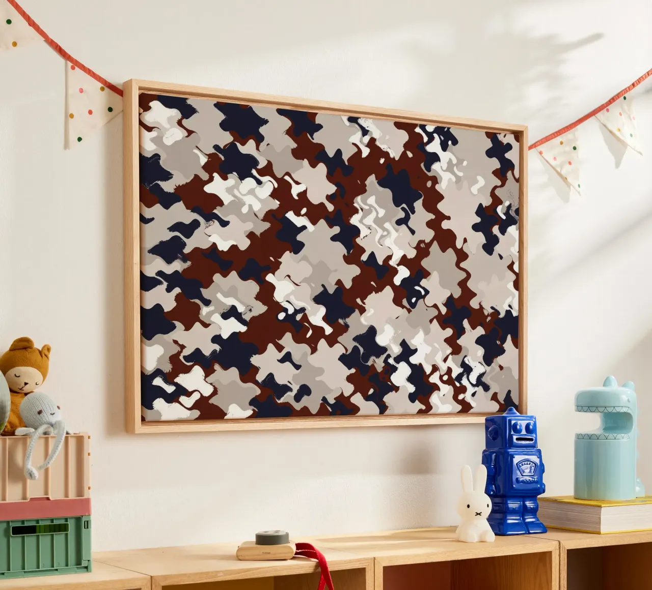 Pattern No 184 tela con Cornice a cassetta da treechild