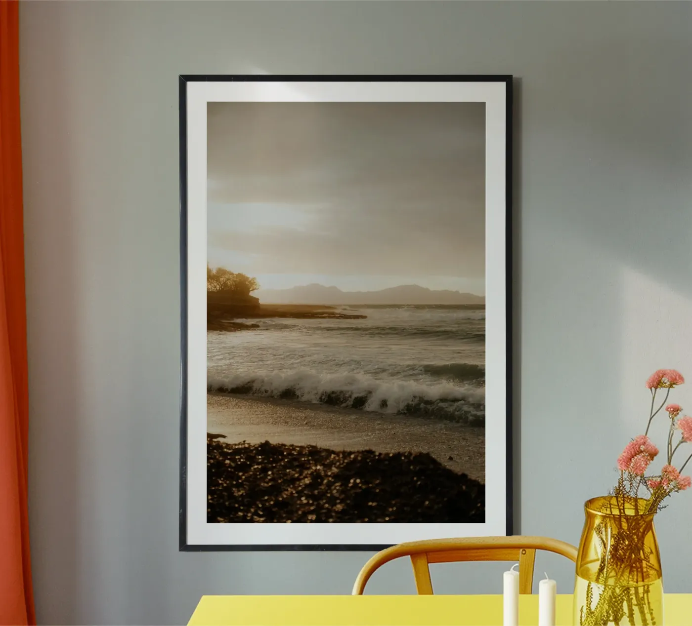 Wellen Waves Poster von Frietbox