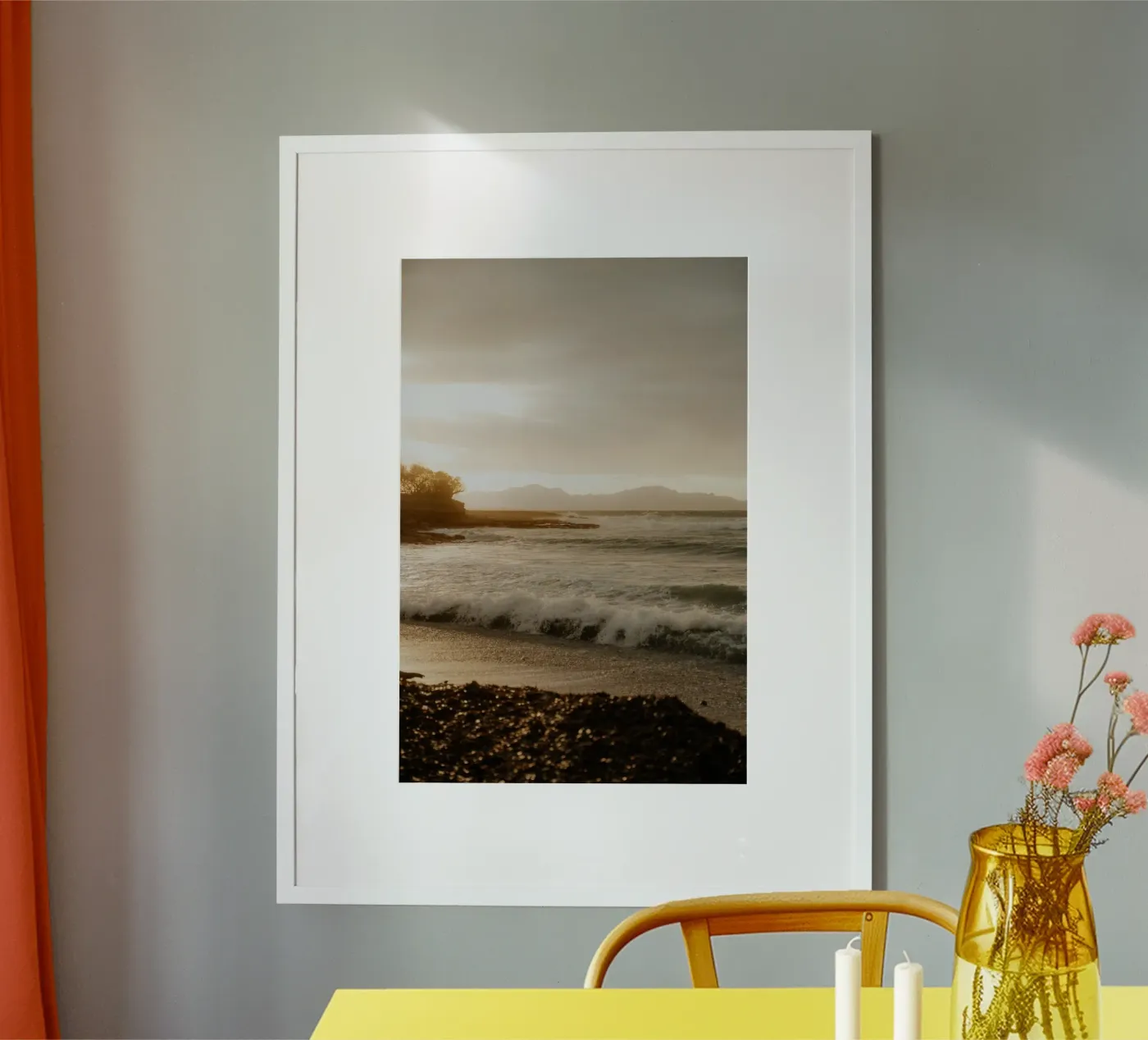 Wellen Waves Poster von Frietbox