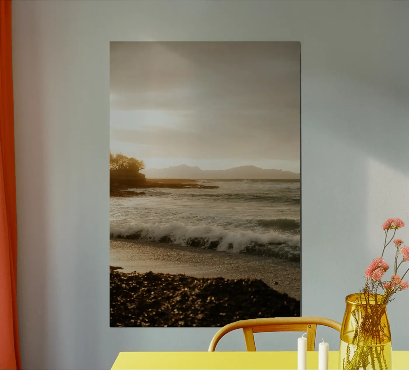 Wellen Waves Poster von Frietbox