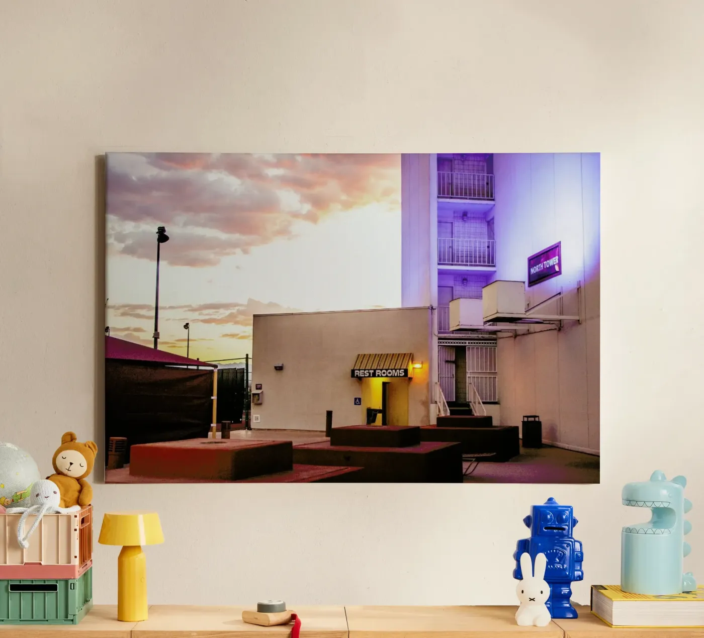 Rest Leinwand von UN-TYPISCH