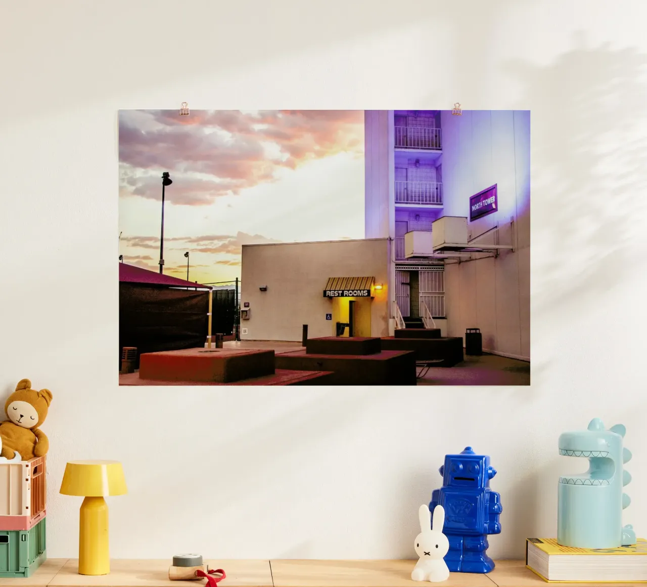 Rest poster con telaio in plastica da UN-TYPISCH
