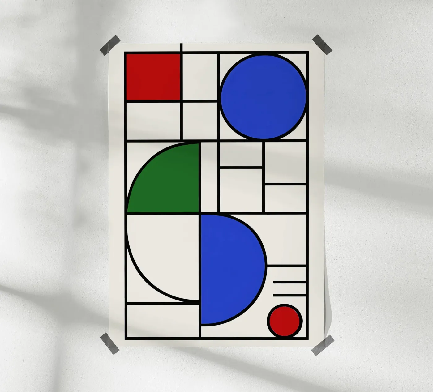 Bauhaus Composition poster by Robert