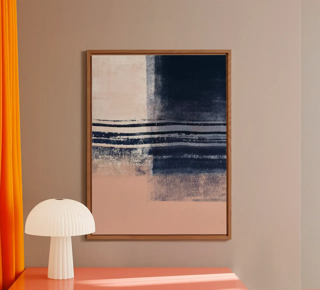Just Indigo, Blush & White 1 Forex-Platte von sabidussi