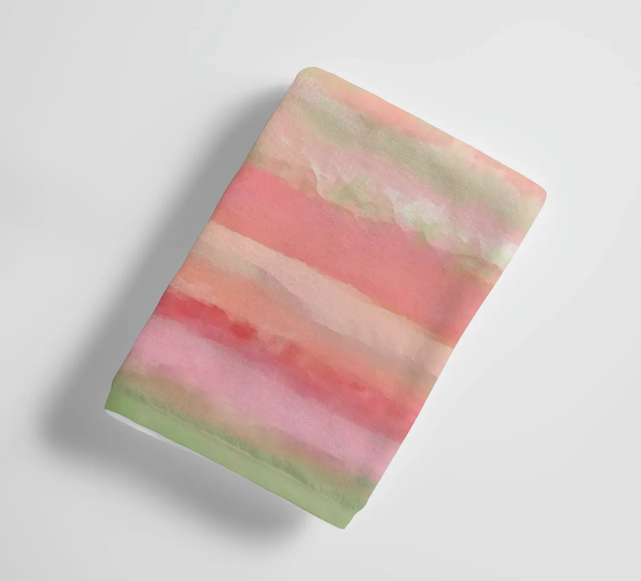 In a Watermelon Mood | Pastel Watercolor Strips asciugamano da bagno da sabidussi
