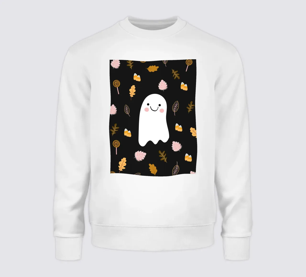 Friendly Ghost felpa da Stephanie Godbout Designs