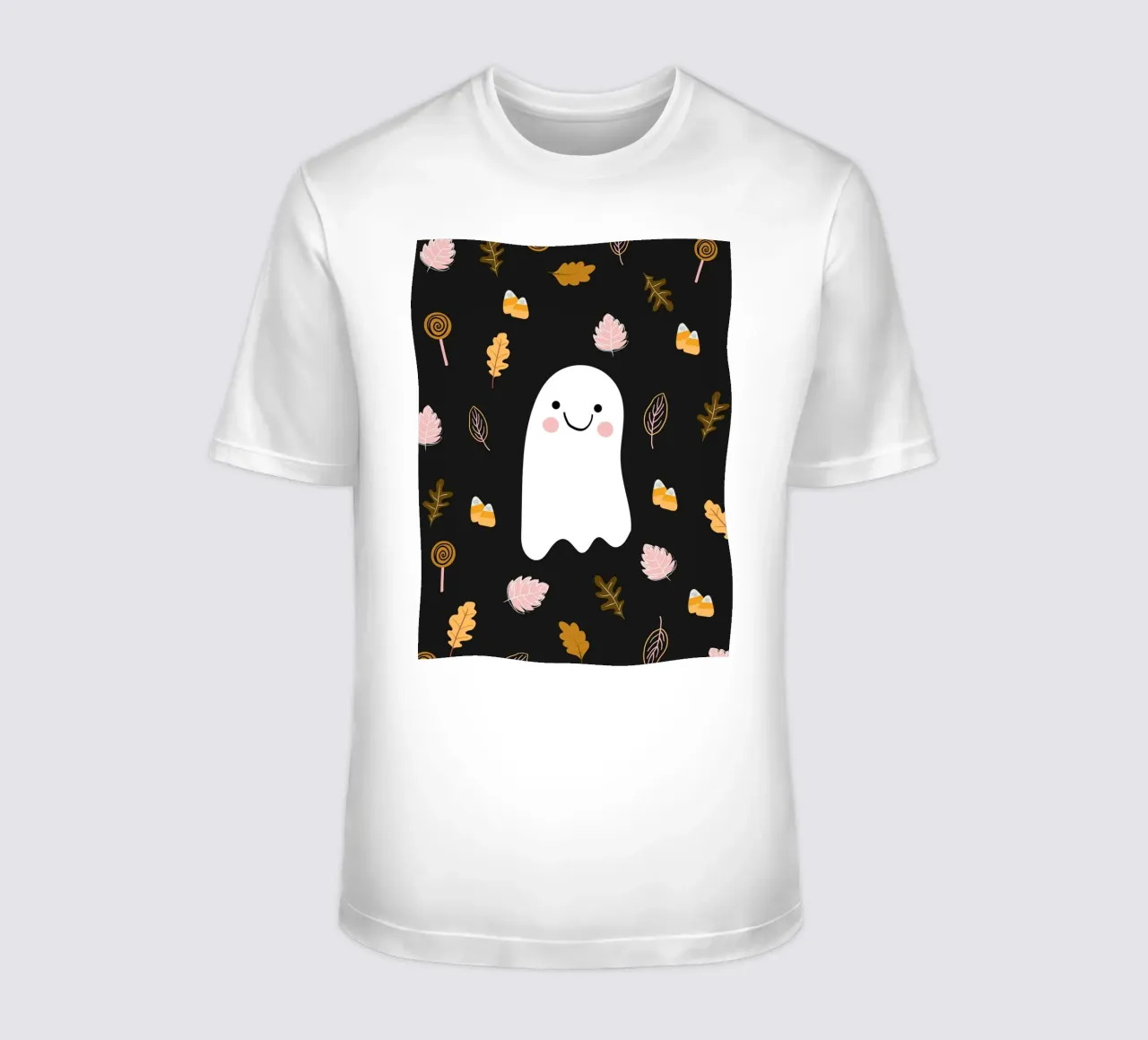 Friendly Ghost t-shirt da Stephanie Godbout Designs