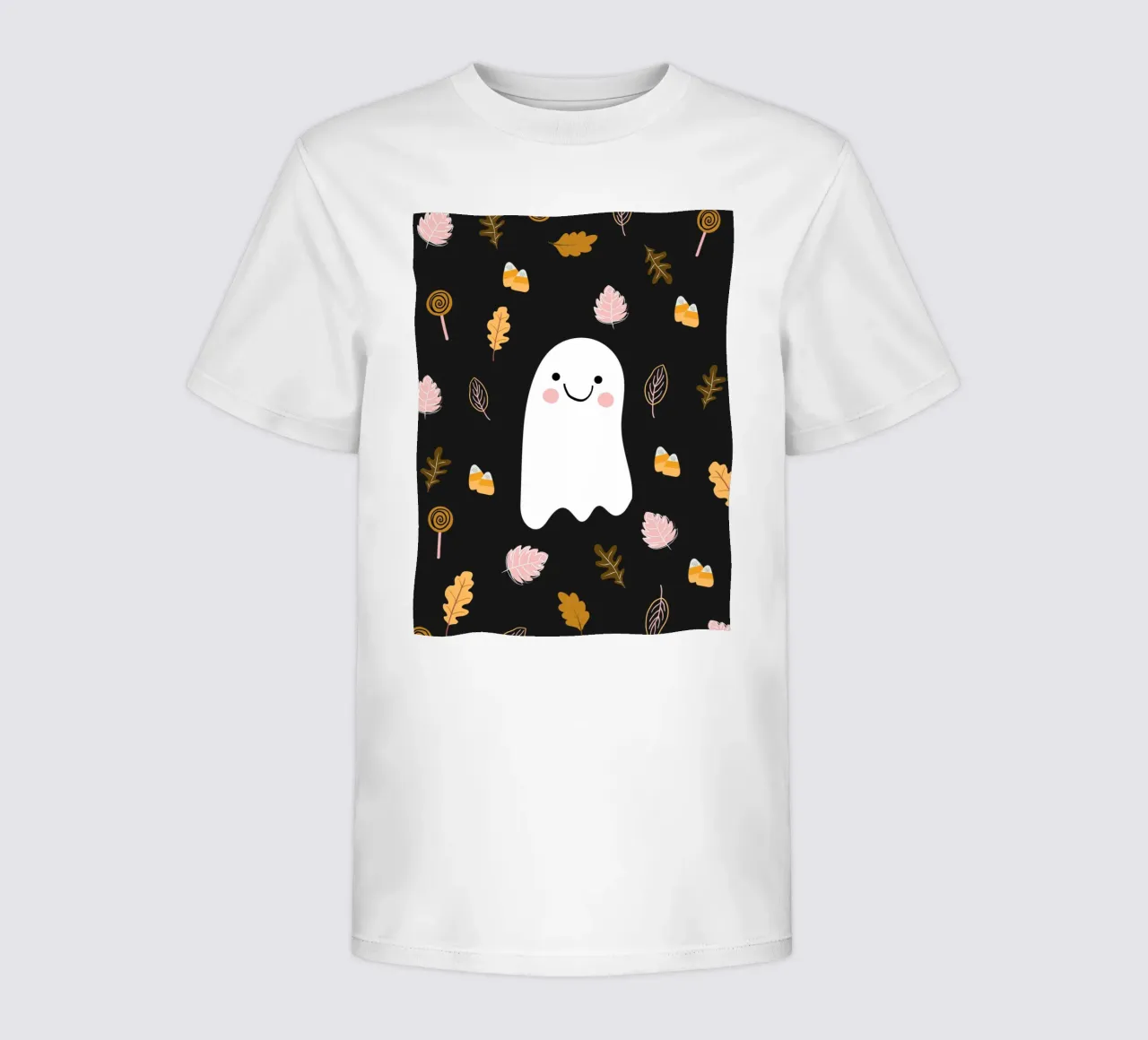 Friendly Ghost t-shirt bambini da Stephanie Godbout Designs
