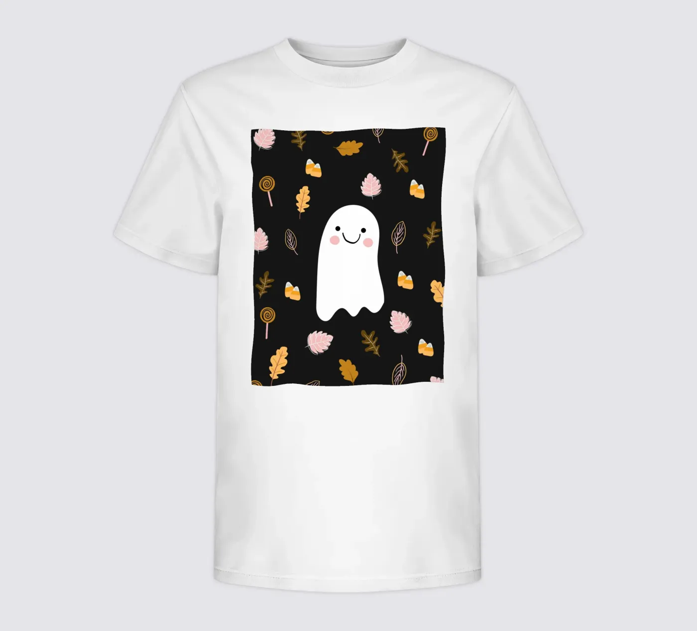 Friendly Ghost kinder t-shirt van Stephanie Godbout Designs
