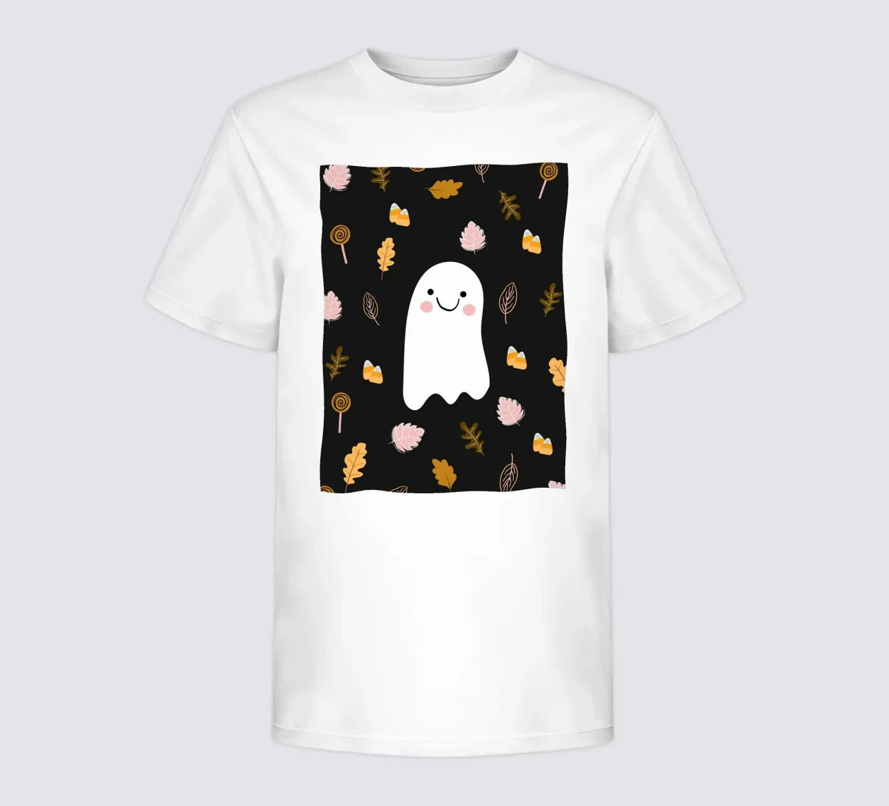 Friendly Ghost t-shirt bambini da Stephanie Godbout Designs