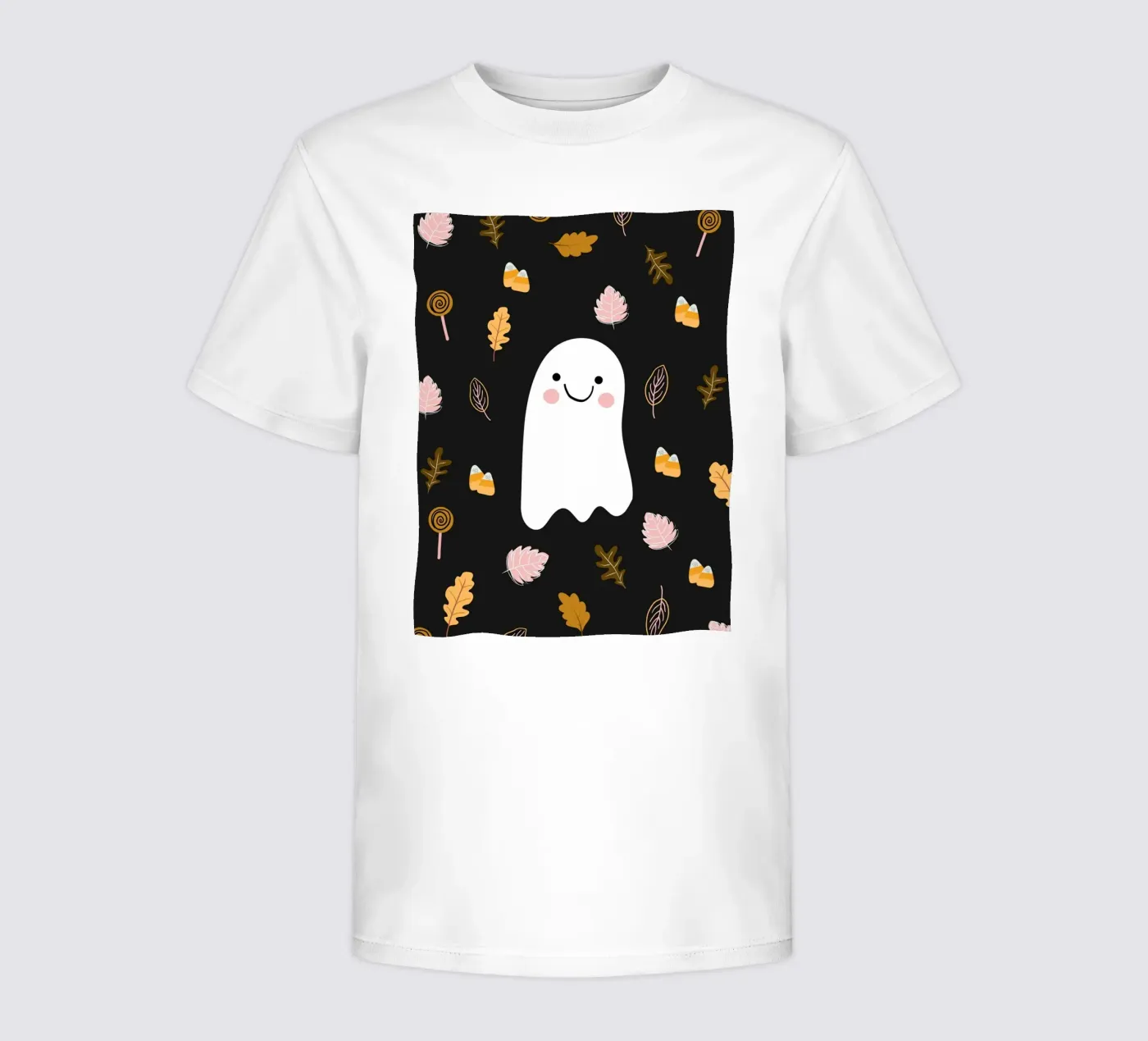 Friendly Ghost kinder t-shirt van Stephanie Godbout Designs