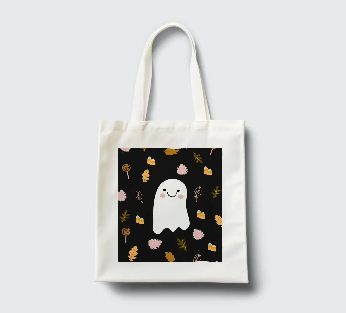 Friendly Ghost borsa in juta da Stephanie Godbout Designs
