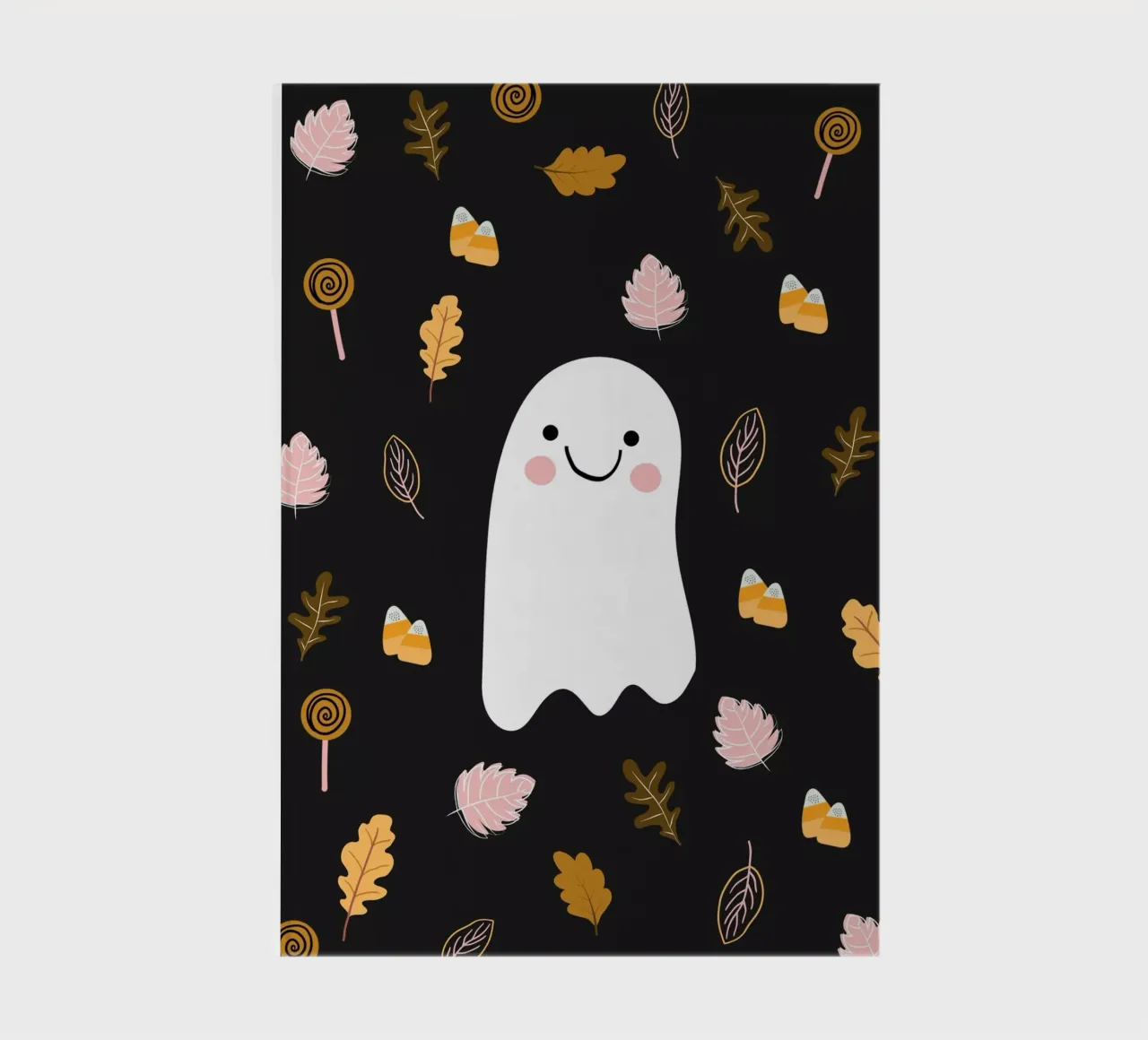 Friendly Ghost notebook by Stephanie Godbout Designs