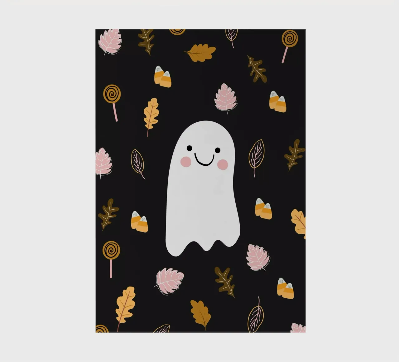 Friendly Ghost notebook by Stephanie Godbout Designs