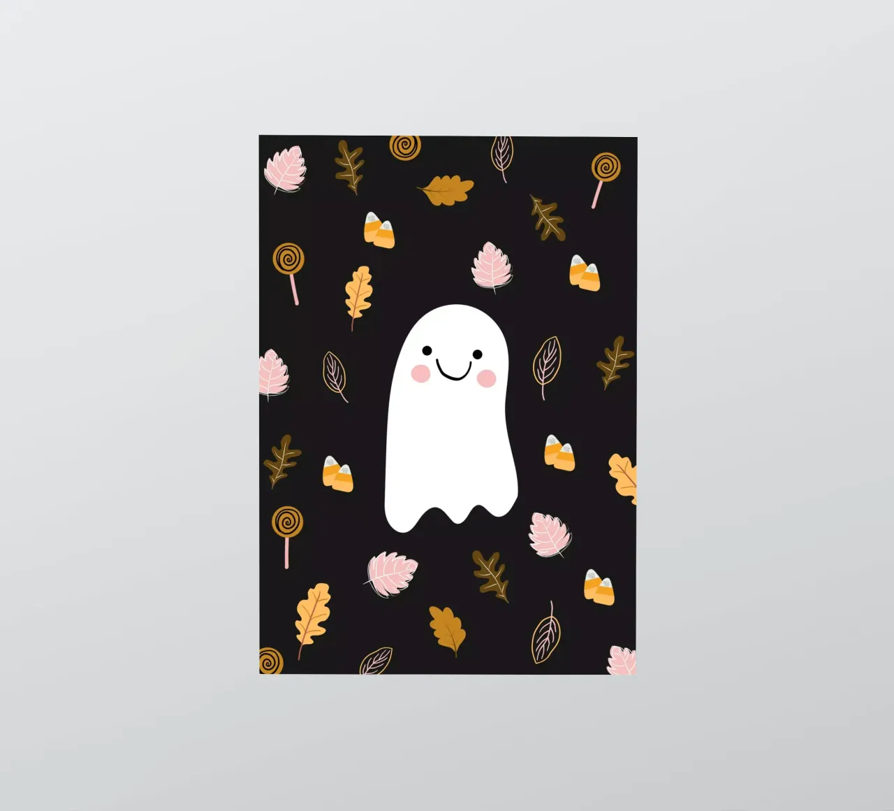 Friendly Ghost adesivo da Stephanie Godbout Designs