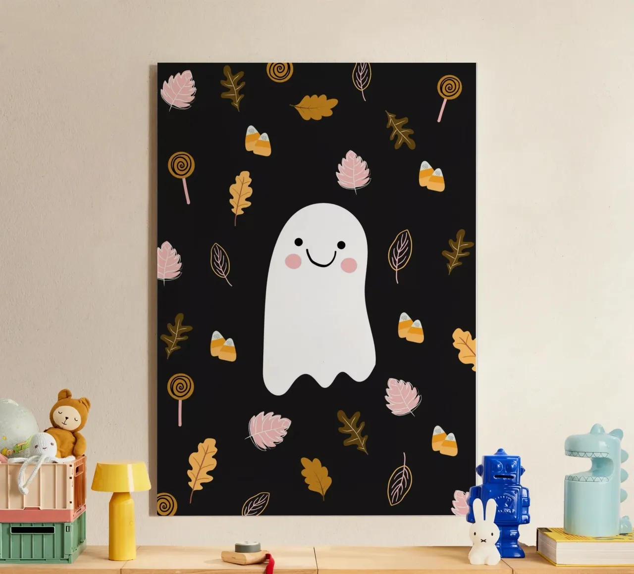 Friendly Ghost plexiglass da Stephanie Godbout Designs