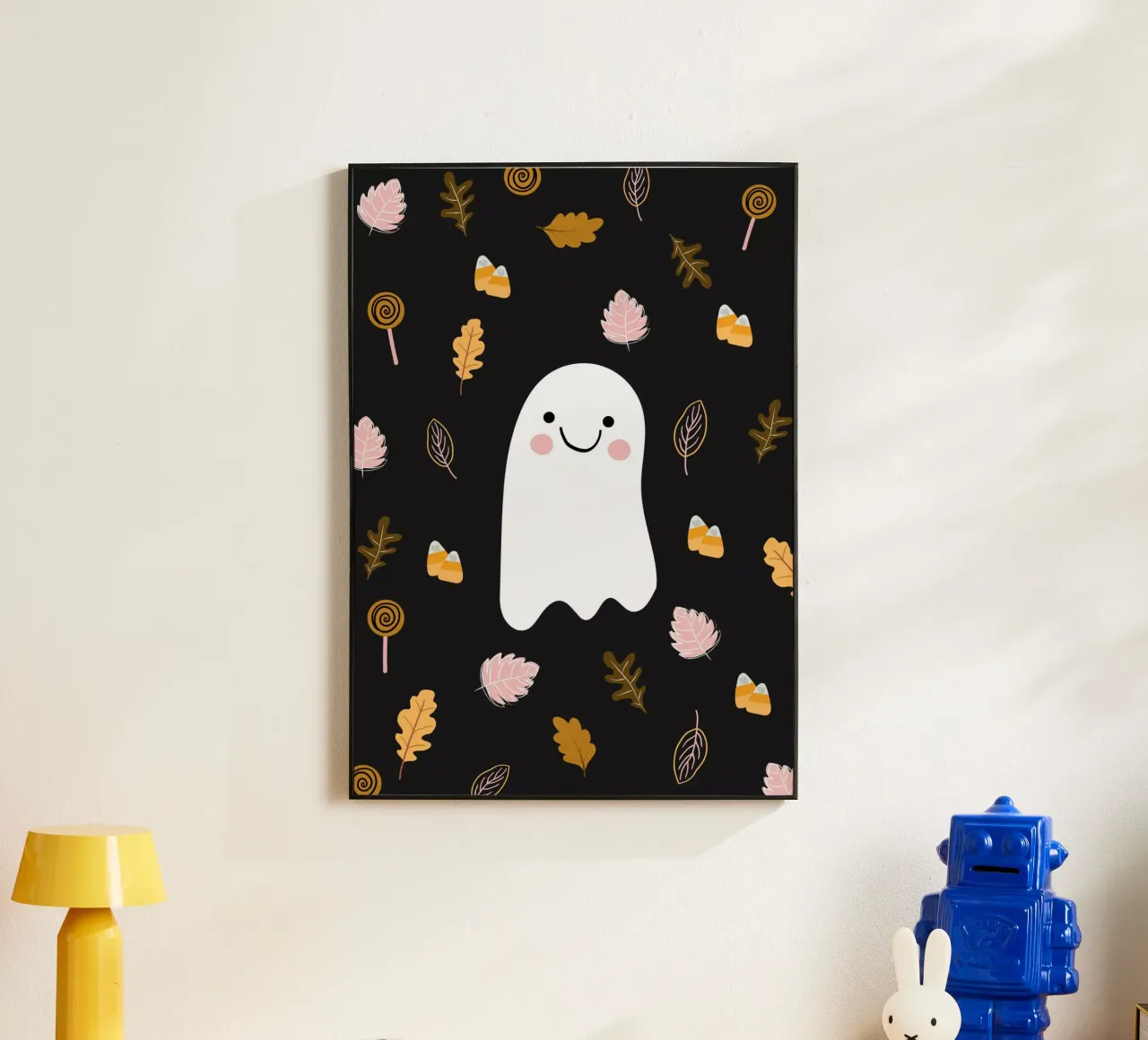 Friendly Ghost forex plate by Stephanie Godbout Designs