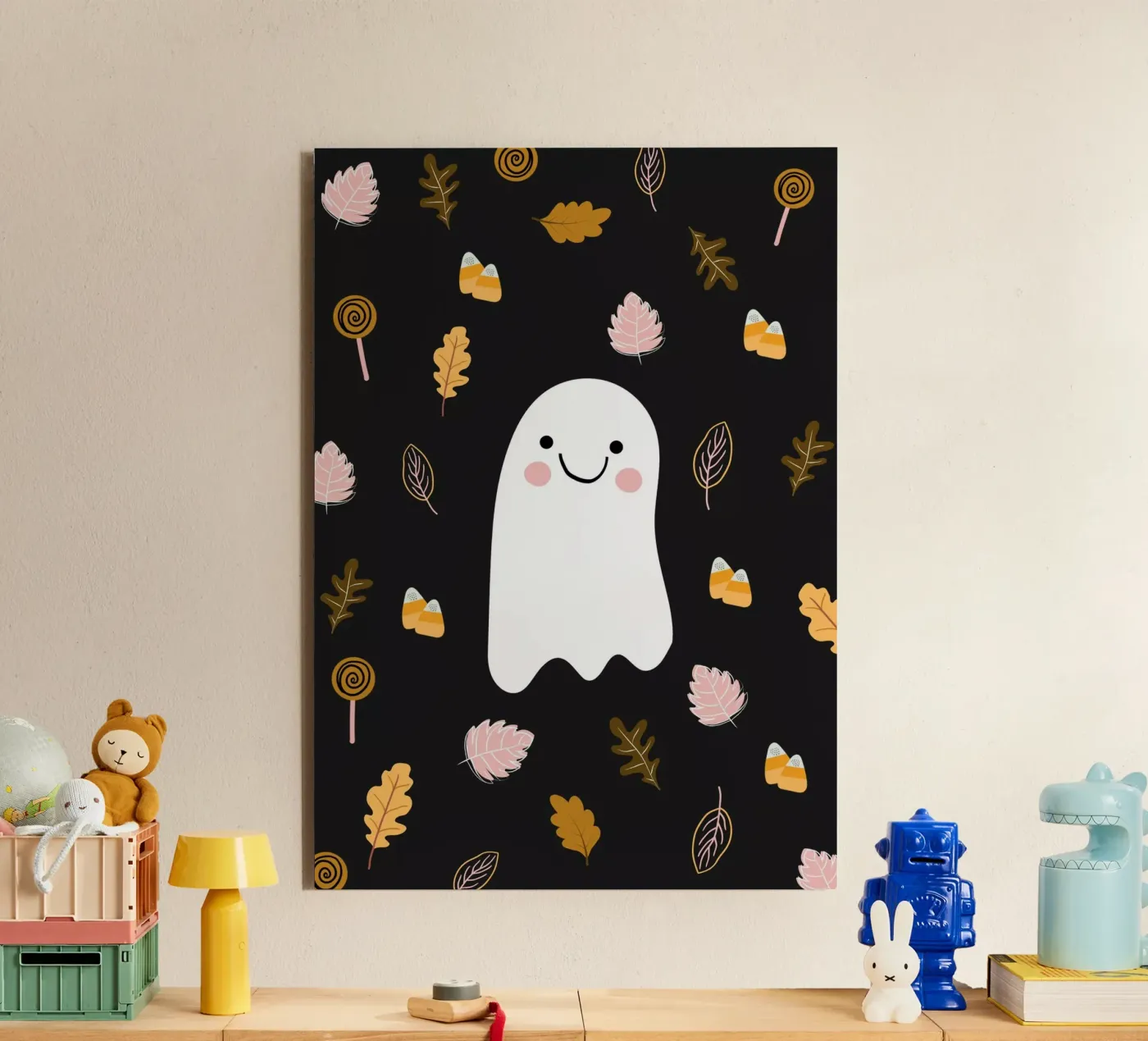 Friendly Ghost forex plate by Stephanie Godbout Designs