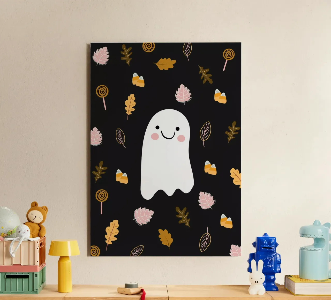 Friendly Ghost forex plate by Stephanie Godbout Designs