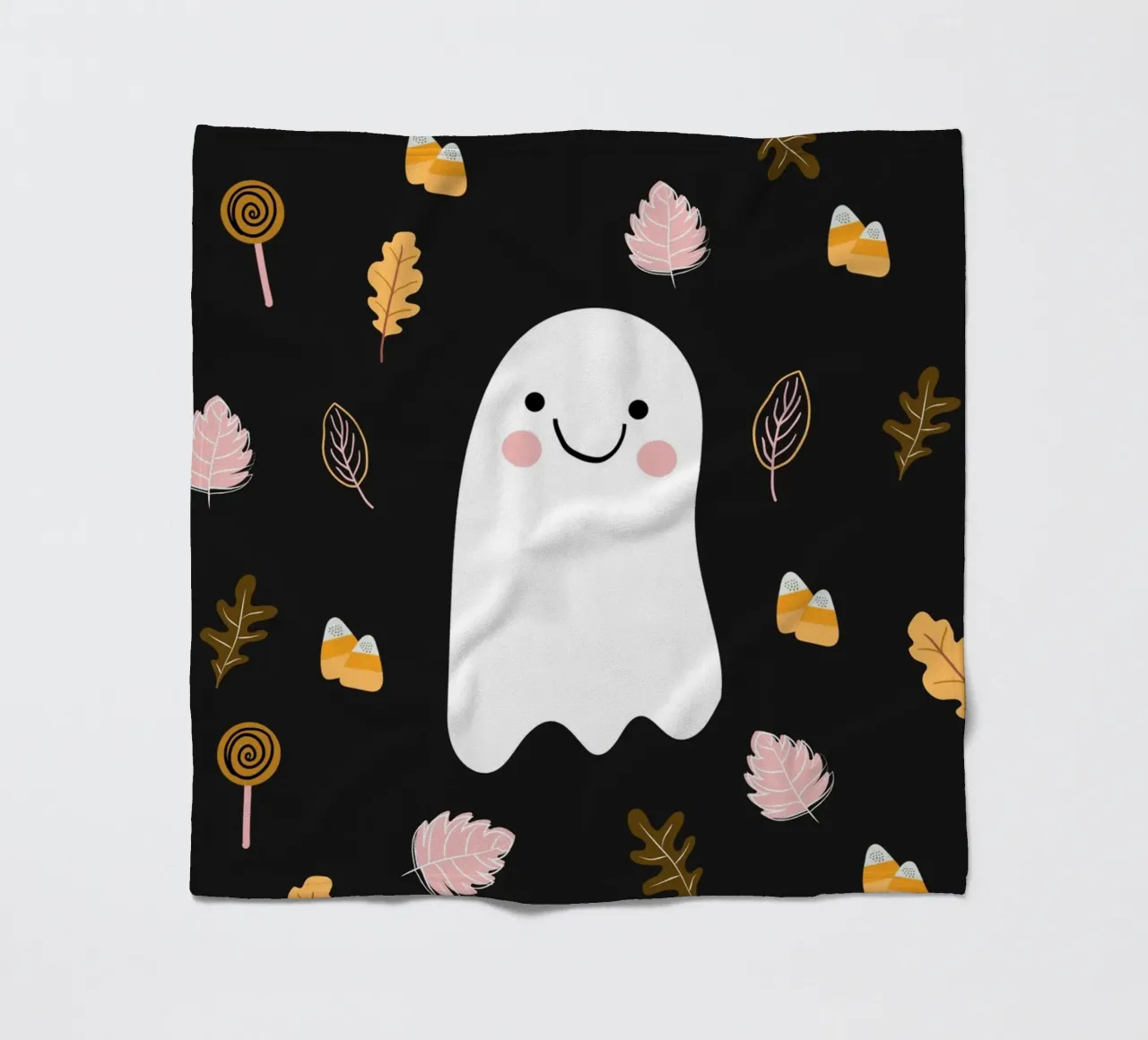 Friendly Ghost fleecedeken van Stephanie Godbout Designs