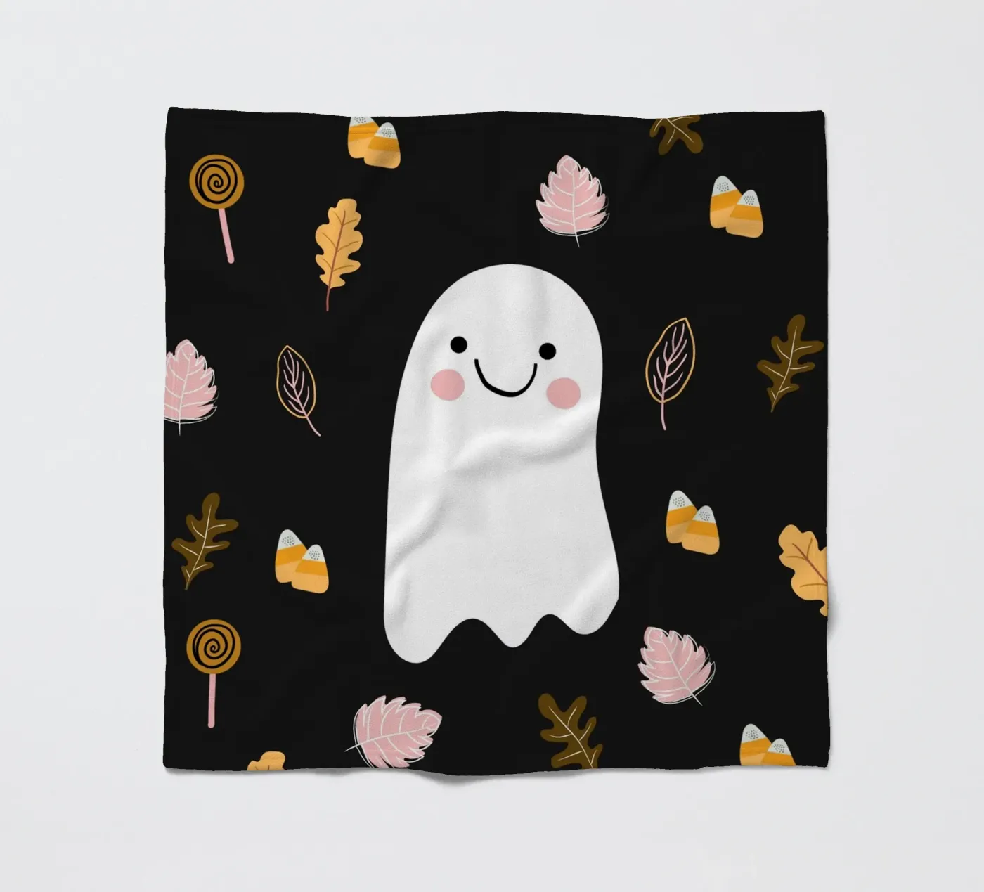 Friendly Ghost Fleecedecke von Stephanie Godbout Designs