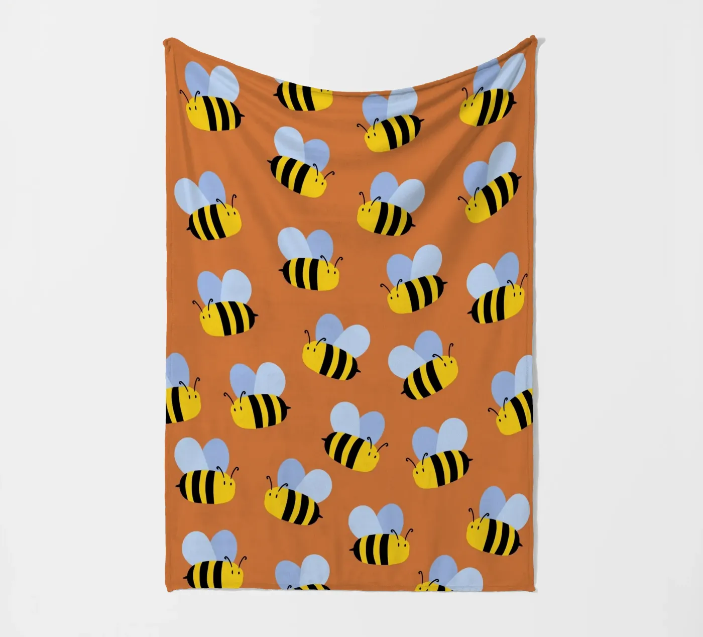 Cute bees Fleecedecke von Happypatterns